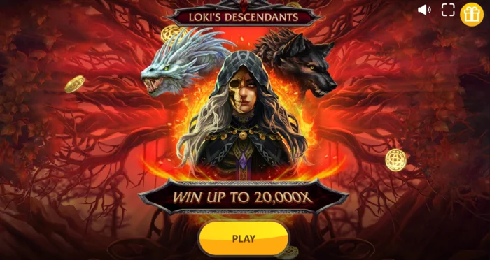 Loki's Descendants - 3-4-3-4-3 makara düzenine sahip ana ekran